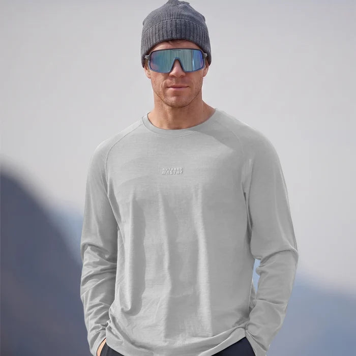 Men’s Merino Wool Long Sleeve Base Layer