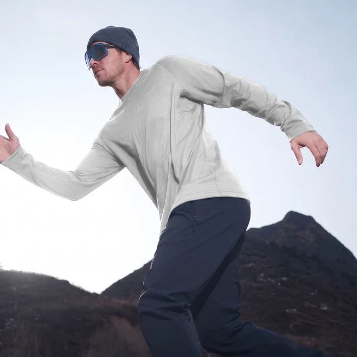 Men’s Merino Wool Long Sleeve Base Layer