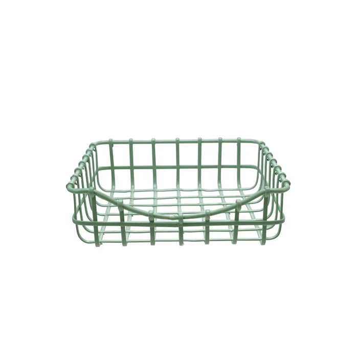 Mint Powder Coated Metal Cocktail Napkin Holder