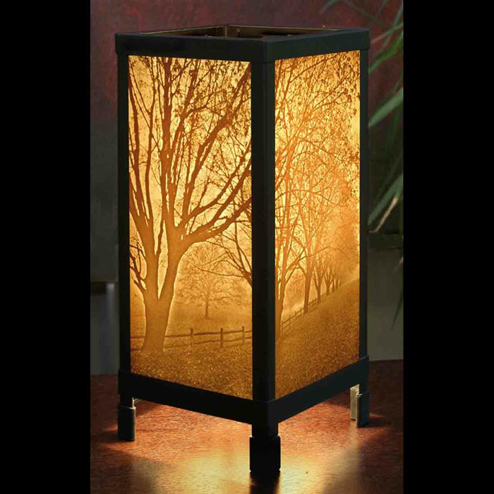 Misty Meadow Lithopane Accent Lamp