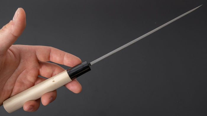 Morihei Yoshitomo Yanagiba 180mm Poplar Handle - HITOHIRA