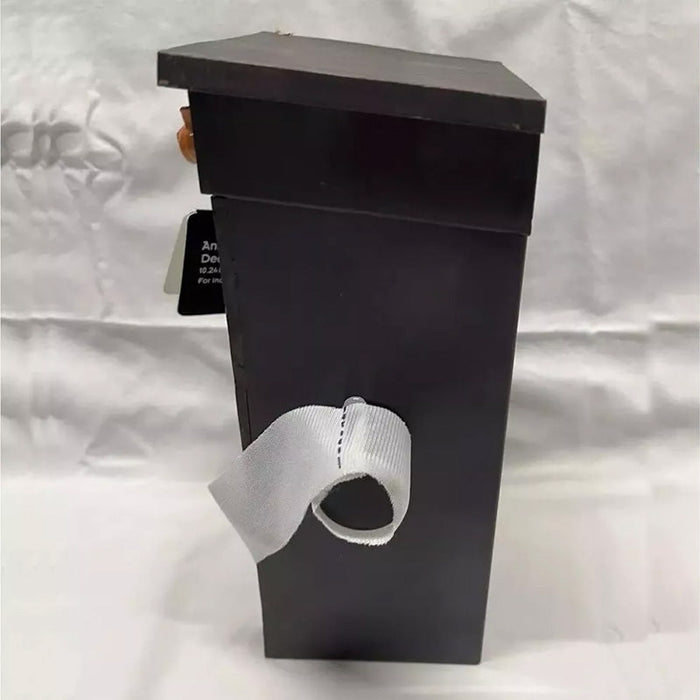 Motion-Activated Talking Mummy Outhouse Halloween Decoration