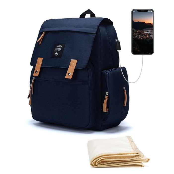 Multicolorful Diaper Bag Backpack Large Capacity