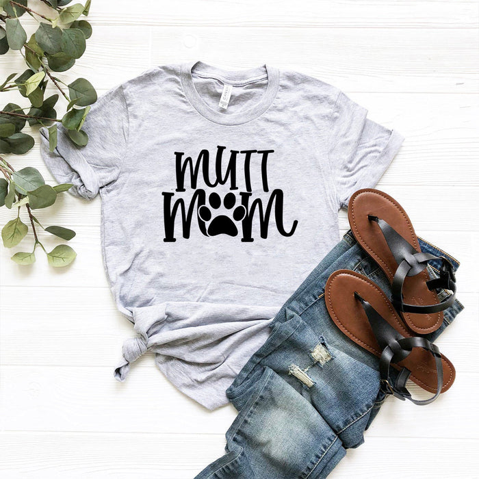 Mutt Mom Paw-Letter Tee