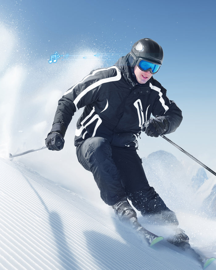 MZ04-M Wireless  Drop-in Headphones with Cable Charging for Ski Helmet