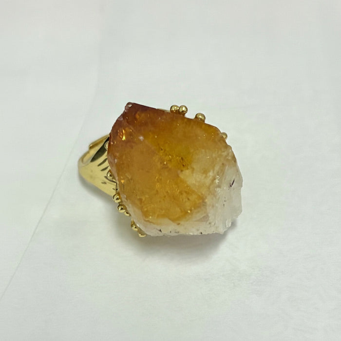 Natural Citrine Ring