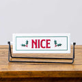Naughty + Nice Swivel Sign