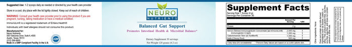 Neuro Nutrients Balanced Gut Support Powder 2