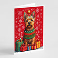 Norwich Terrier Holiday Christmas Greeting Cards Pack of 8