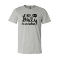 One Lucky Dog Mom Shirt — Adult Pet-Lover Graphic Tee