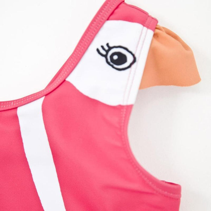 One-Piece Pink Swimsuit for Toddler/Kid Girls