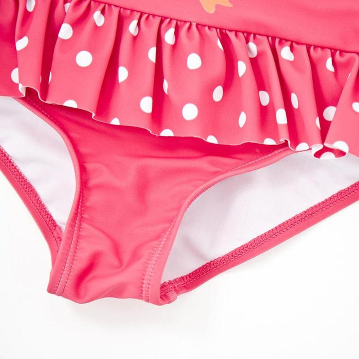 One-Piece Pink Swimsuit for Toddler/Kid Girls