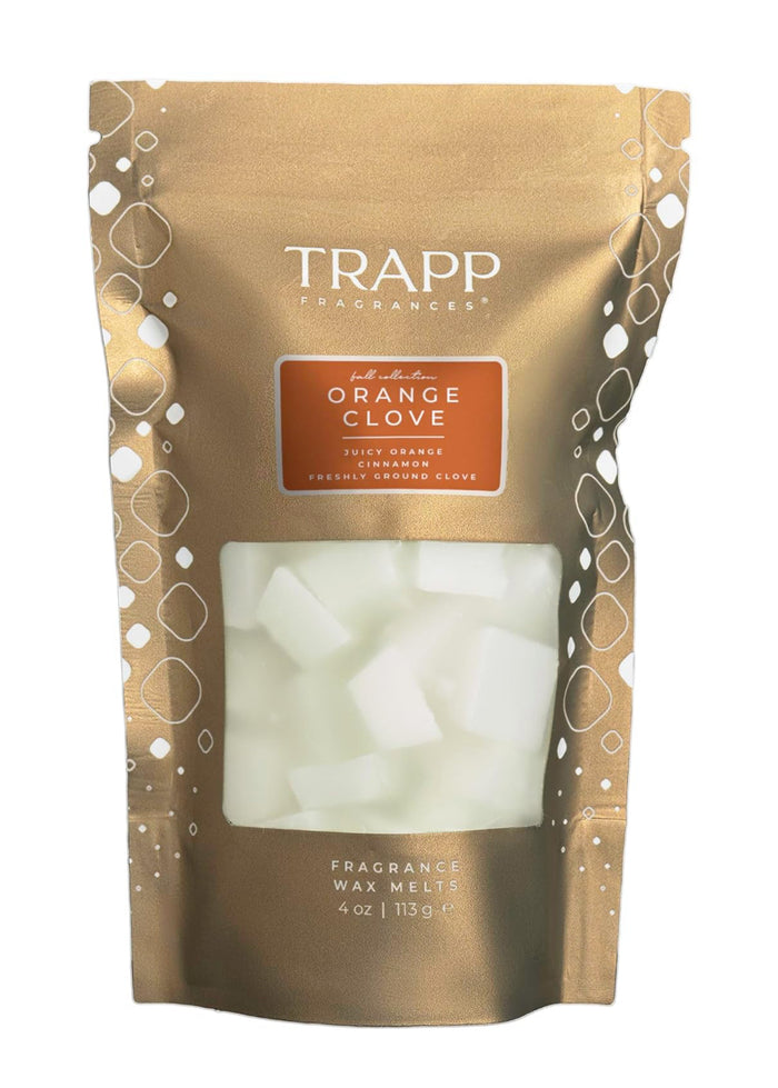 Orange Clove No 57 Wax Melts Trapp Fragrances 4oz bag  Juicy Orange, Cinnamon, Freshly Ground Clove