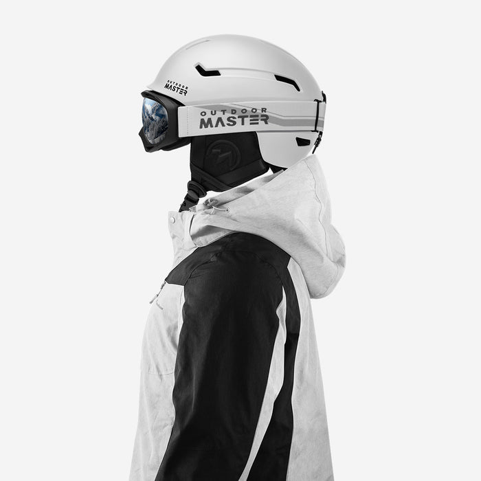 OutdoorMaster DEER Ski Helmet Bundle