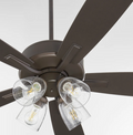 Ovation 52” Indoor Ceiling Fan Bronze with 4-Light Kit All Bronze