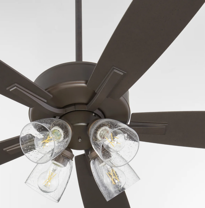 Ovation 52” Indoor Ceiling Fan Bronze with 4-Light Kit All Bronze
