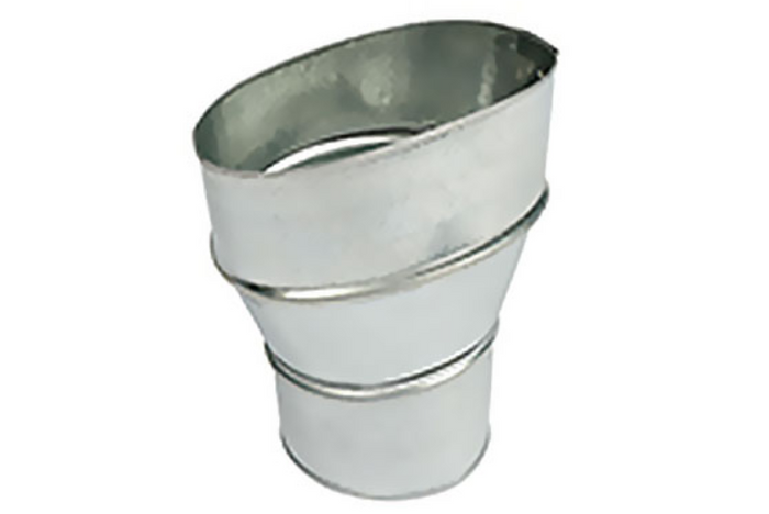 Panasonic FV-VS43R WhisperValue 4-Inch Oval to 3-Inch Round Duct Adapter