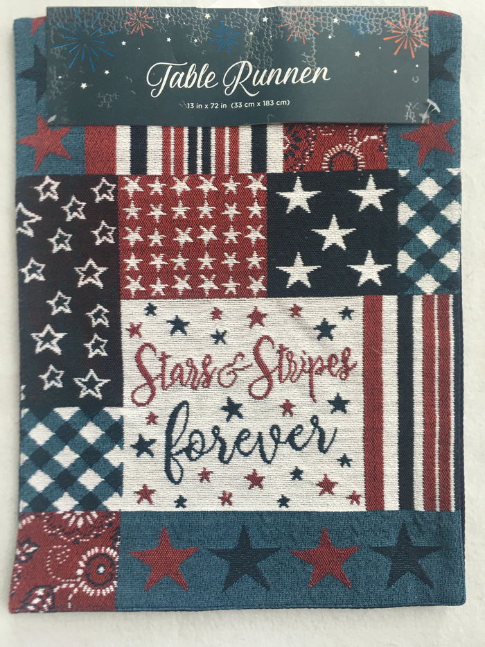 Patriotic Stars and Stripes Forever Runner