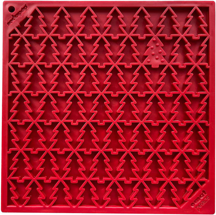 Peace Christmas Tree Lick Mat
