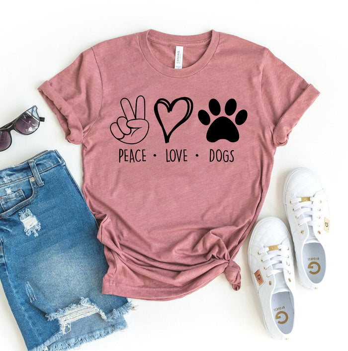 Peace, Heart & Paw Dog-Lover Tee