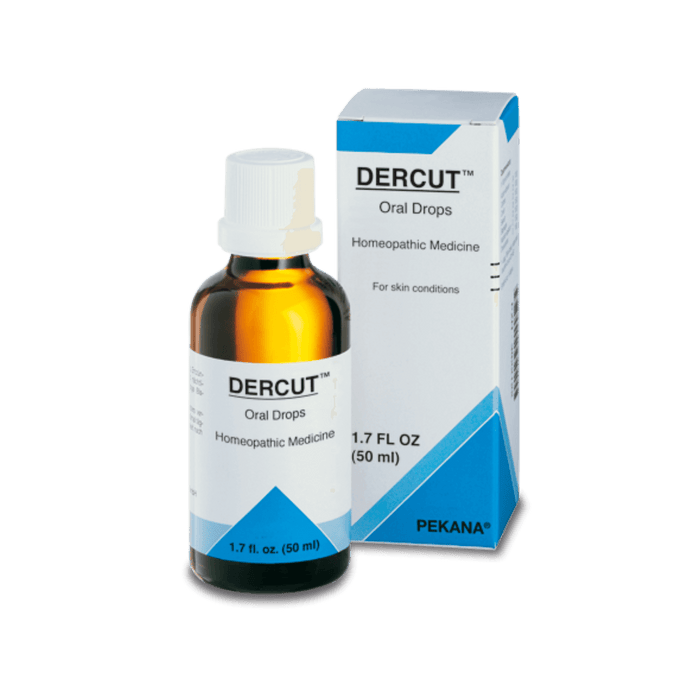 Image of Pekana Dercut Drops for homeopathic skin conditions