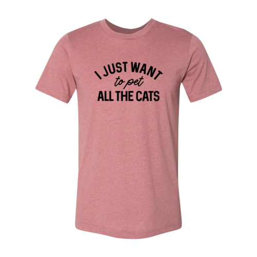 Pet All the Cats Typography Tee