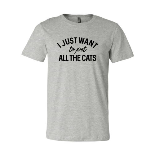 Pet All the Cats Typography Tee