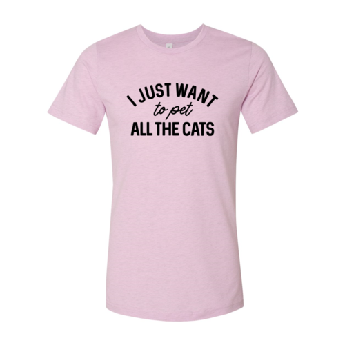 Pet All the Cats Typography Tee