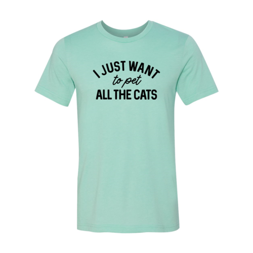 Pet All the Cats Typography Tee