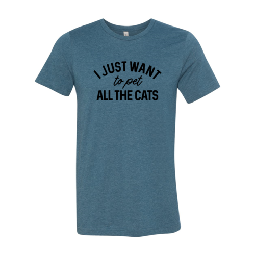 Pet All the Cats Typography Tee