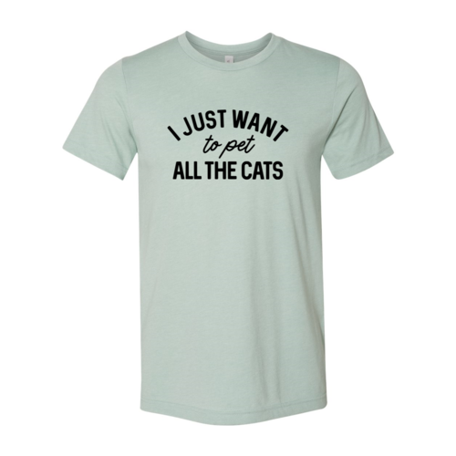Pet All the Cats Typography Tee