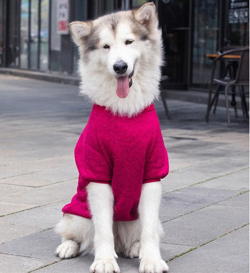 Pet Fleece Sweater — Extended Sizes 3XL–9XL