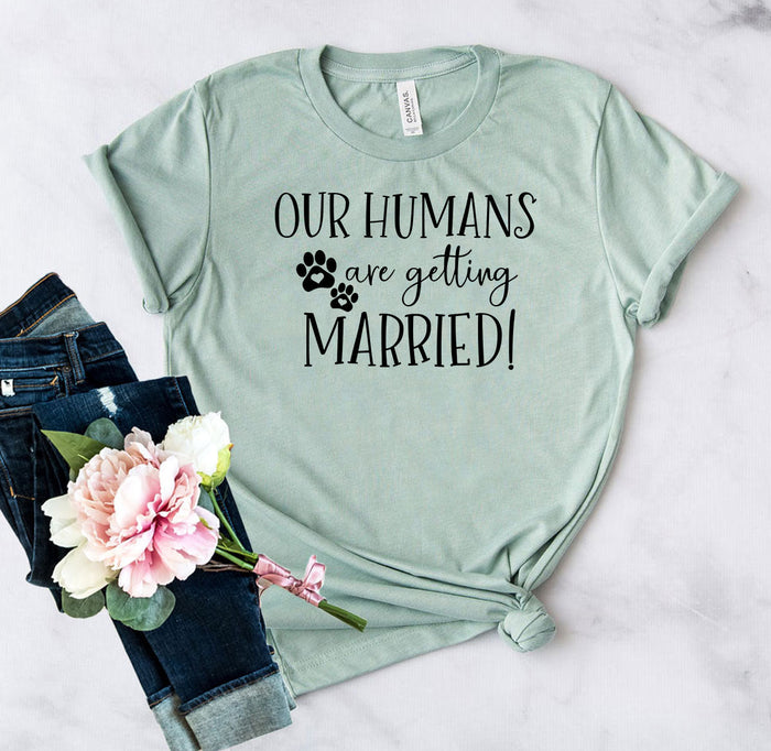 Pet-Parent Wedding Announcement Tee