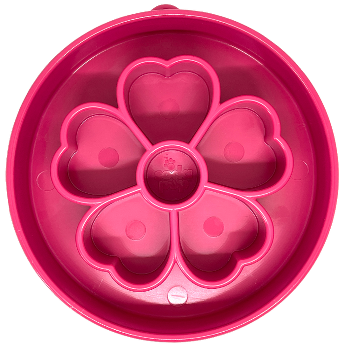 Petal-Maze Dog Bowl for Larger Portions