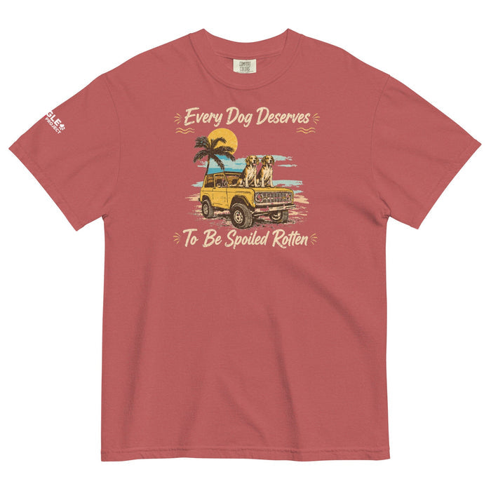 Pigment-Dyed Dog Beach Adventure Tee – Spoiled Rotten