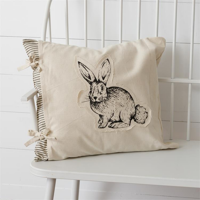 Pillow w/ Slip- Rabbit Slip With Ties