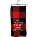 Plaid Merry Little Christmas- Kitchen Towel