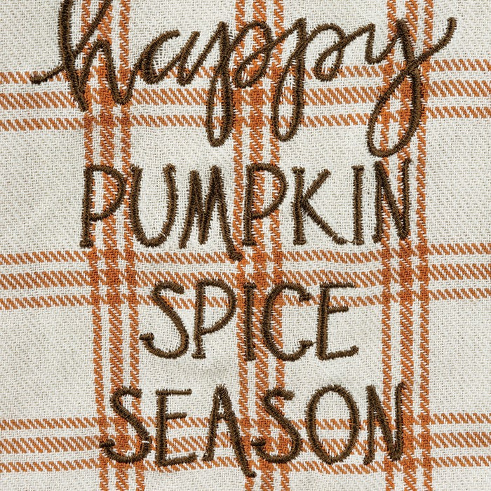 Plaid Pumpkin Spice- Kitchen Towel