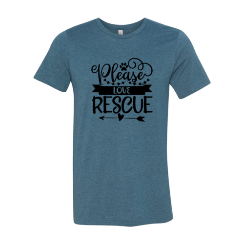 Please Love Rescue Heart Tee