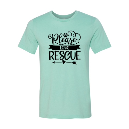 Please Love Rescue Heart Tee