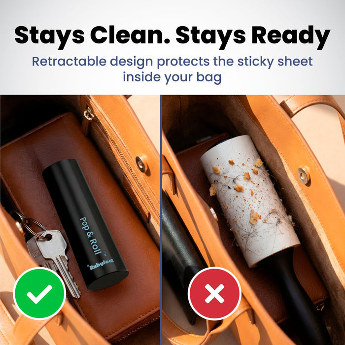 Pocket Lint Roller for Pet-Hair Touch-Ups