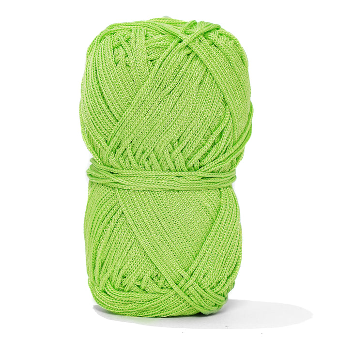 Poly 1mm Braided Cord - Apple Green Color