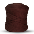 Poly T-Shirt Yarn Dark Chocolate Color