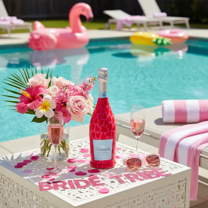 Pop Hearts Prosecco Bottle Wrap