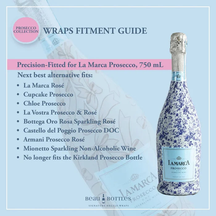 Pop Hearts Prosecco Bottle Wrap