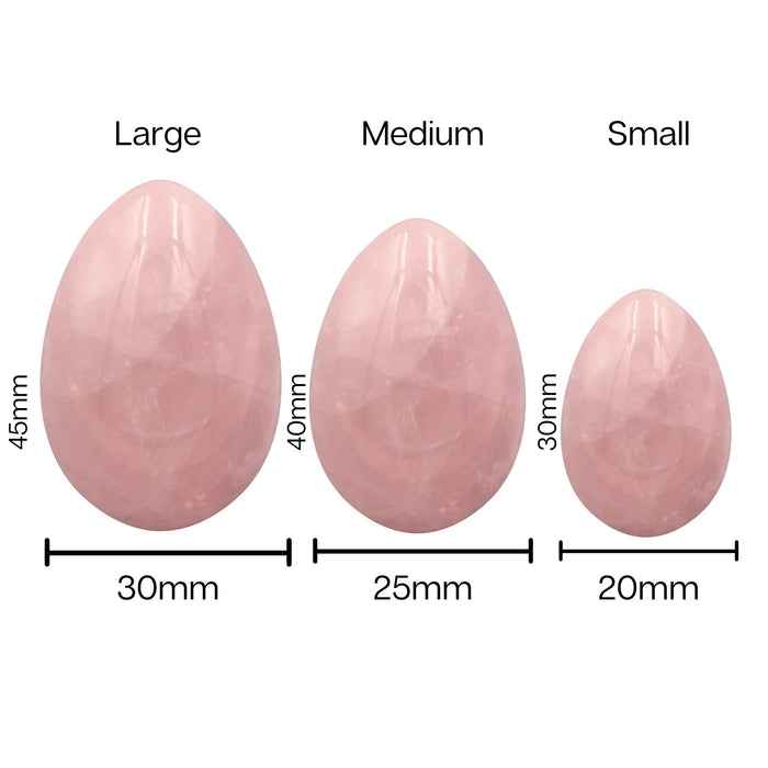Precious Gems Yoni Egg Set - Drilled/Undrilled (Set of 3)
