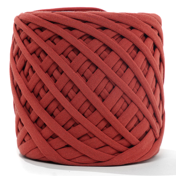 Premium T-Shirt Fabric Yarn Red Amber Color