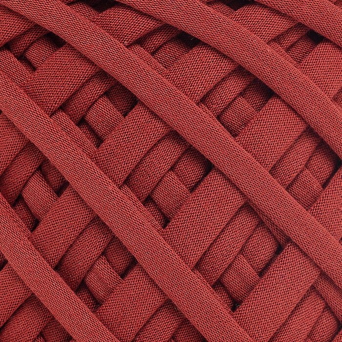 Premium T-Shirt Fabric Yarn Red Amber Color