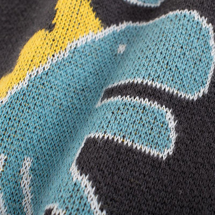 Premium Toddler Boy Dinosaur Print Sweater