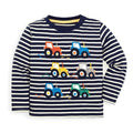 Premium Toddler Boy Little Truck Pattern Fashion Top